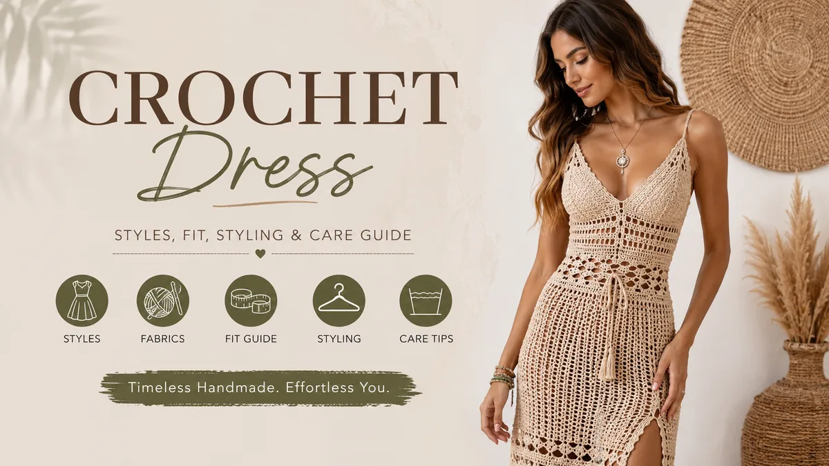 Crochet Dress A Complete Guide to Styles, Fit, Styling and Care