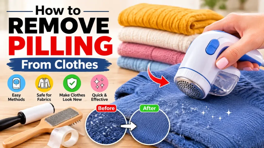 How to Remove Pilling from Clothes