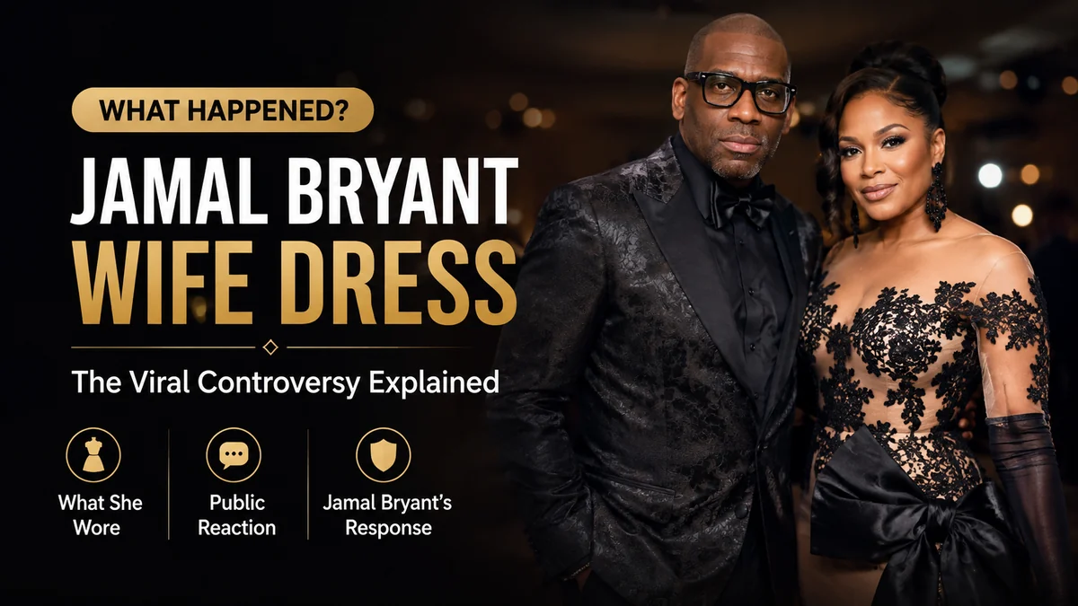 Jamal Bryant Wife Dress What Happened and Why It Went Viral
