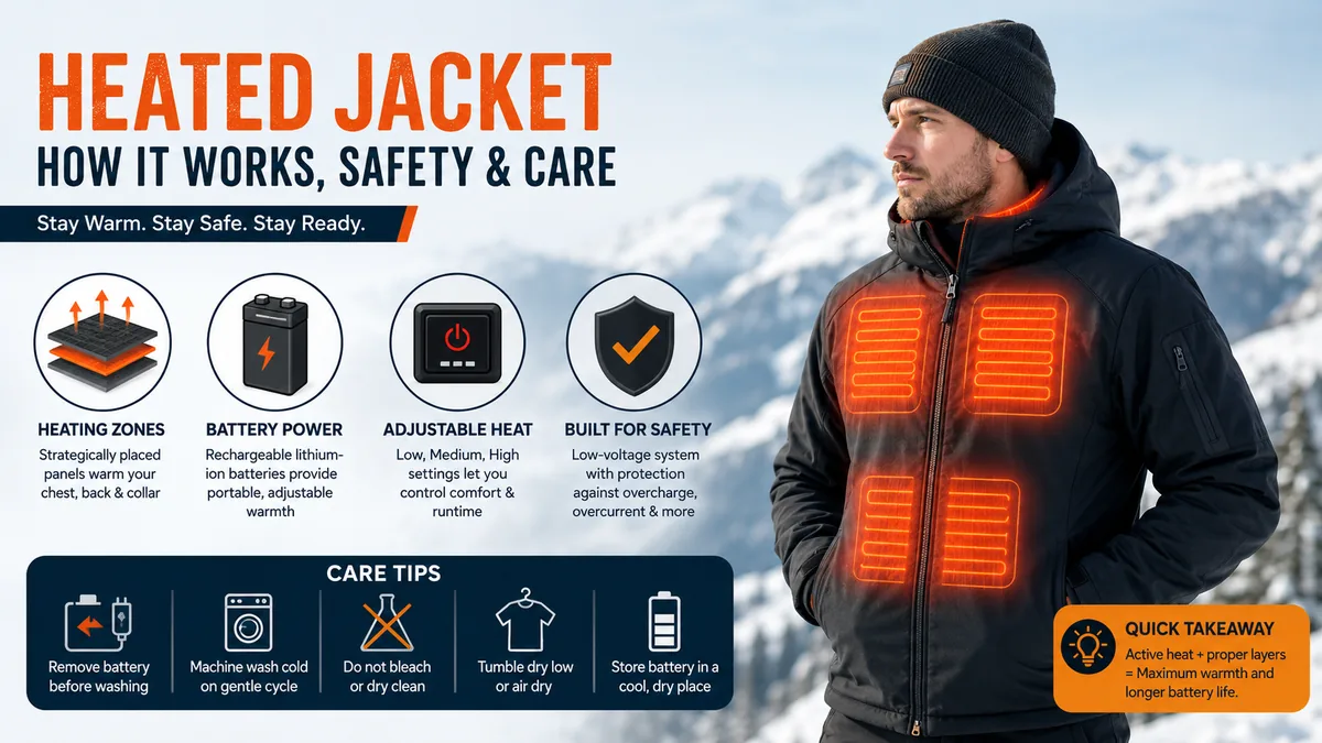 heated jacket Guide: How It Works, Safety & Care