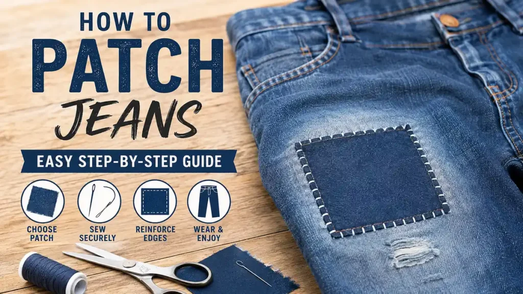 How to Patch Jeans: Easy, Durable Repair Methods