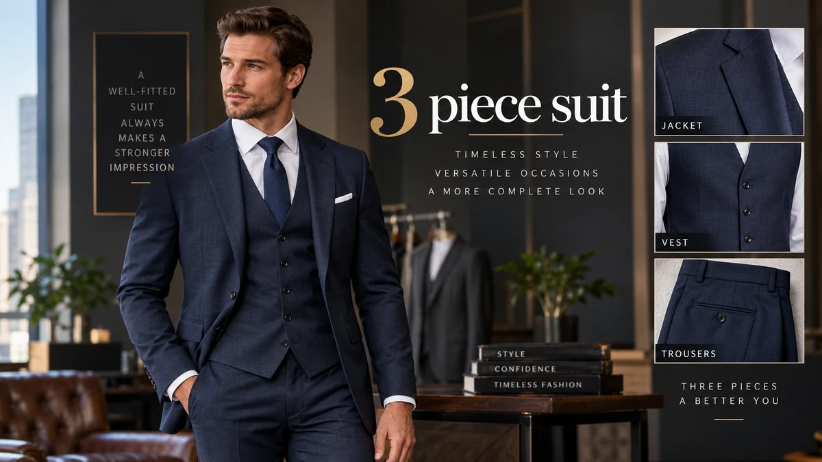 3 piece suit: Complete Guide to Fit, Style & Rules