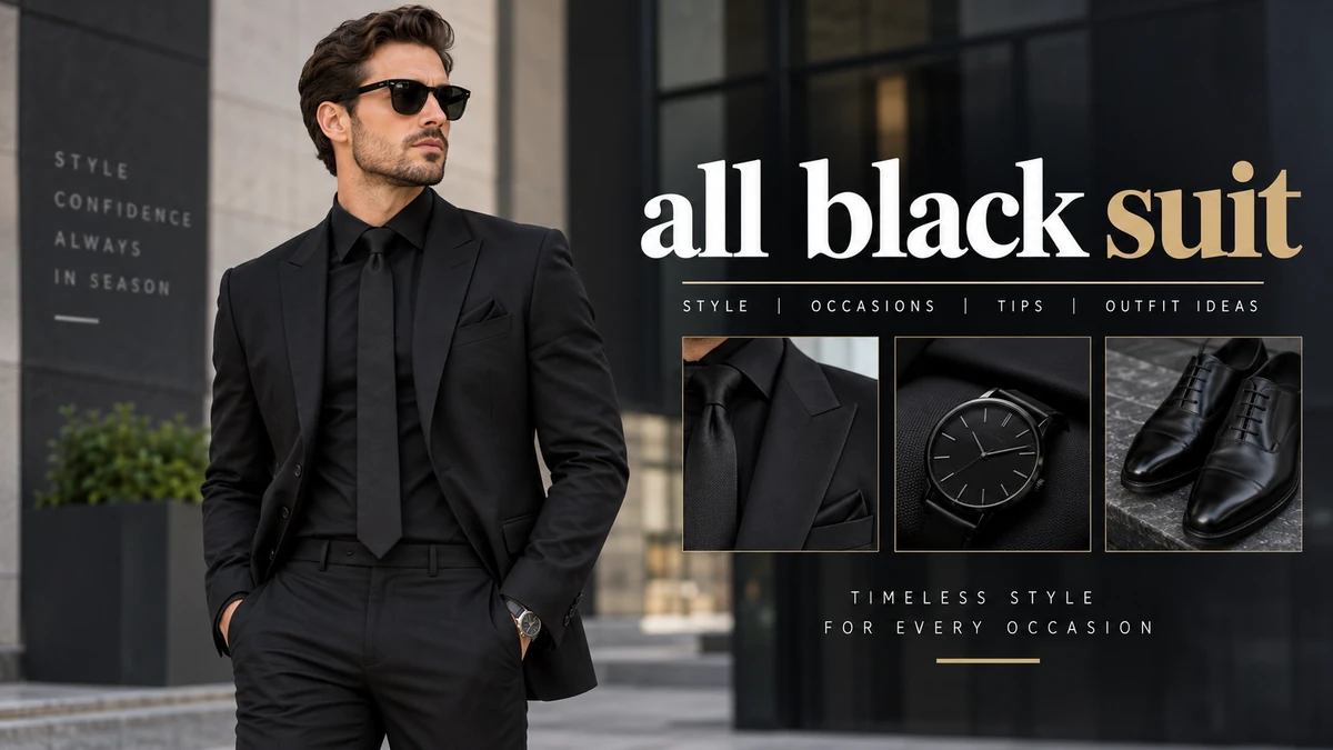 all black suit: Complete Men’s Styling Guide