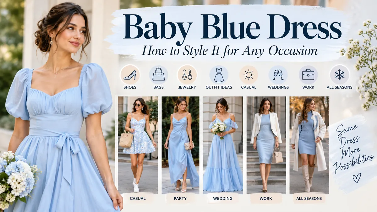 Baby Blue Dress: Styling Guide for Every Occasion