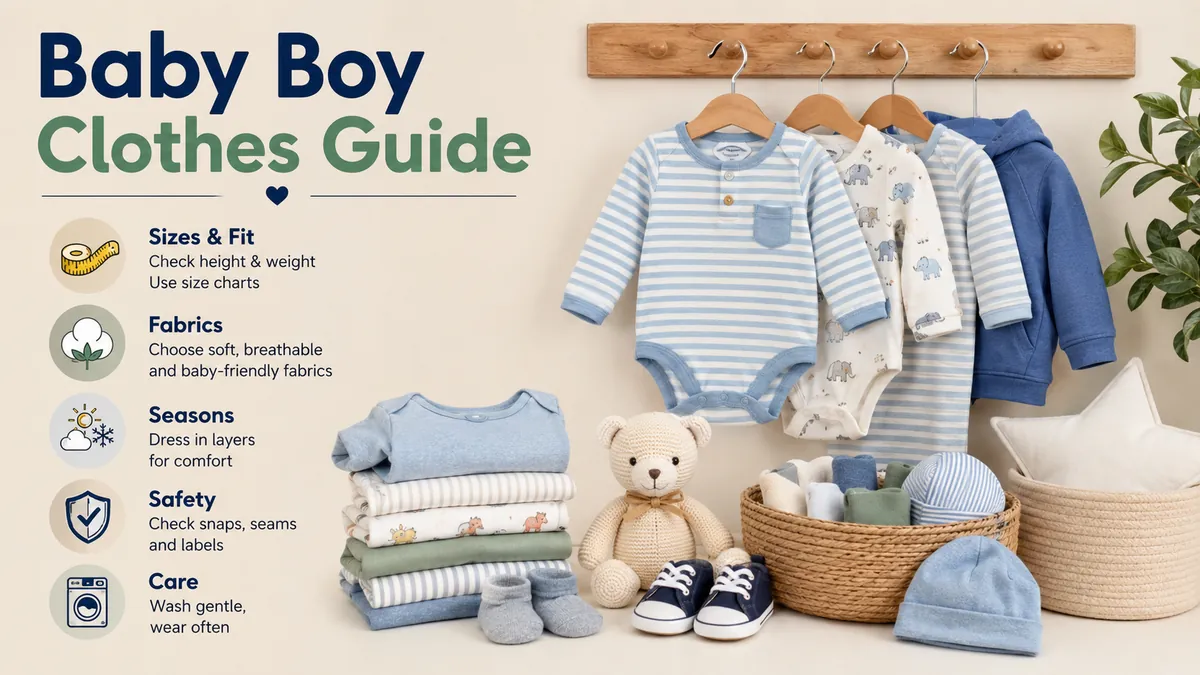 Baby Boy Clothes: Sizes, Fabrics & Essentials Guide