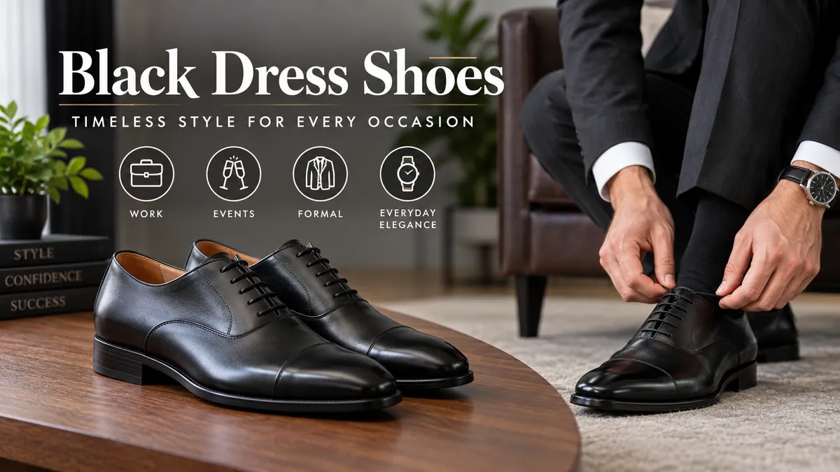 Black Dress Shoes: Types, Fit, Style & Care Guide