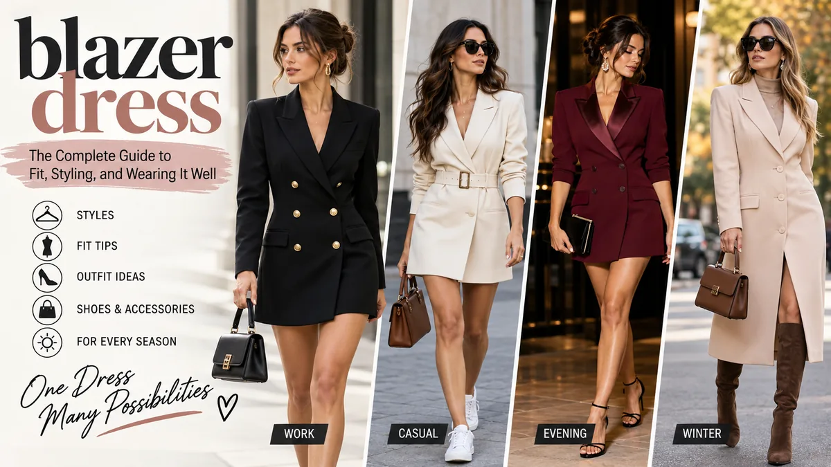blazer dress: Style, Fit & Outfit Guide