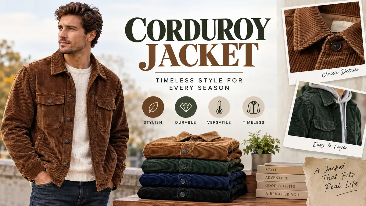 corduroy jacket: Styles, Fit, Fabric & Care Guide