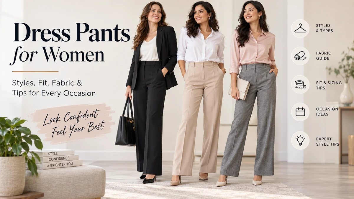 Dress Pants for Women: Fit, Styles & Fabric Guide