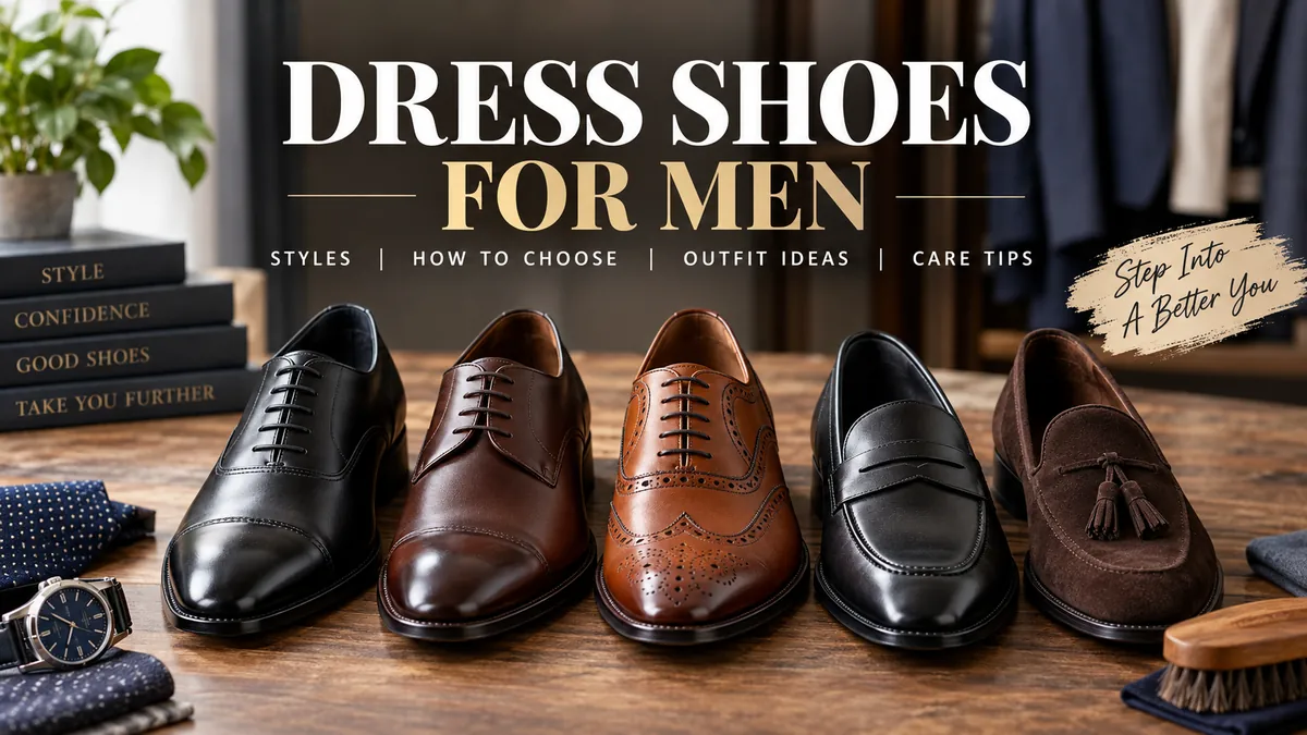 Dress Shoes for Men: Types, Fit, Style & Care Guide