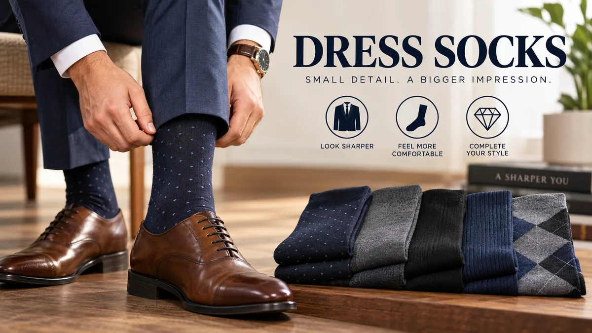 Dress Socks: Materials, Length, Fit & Style Guide