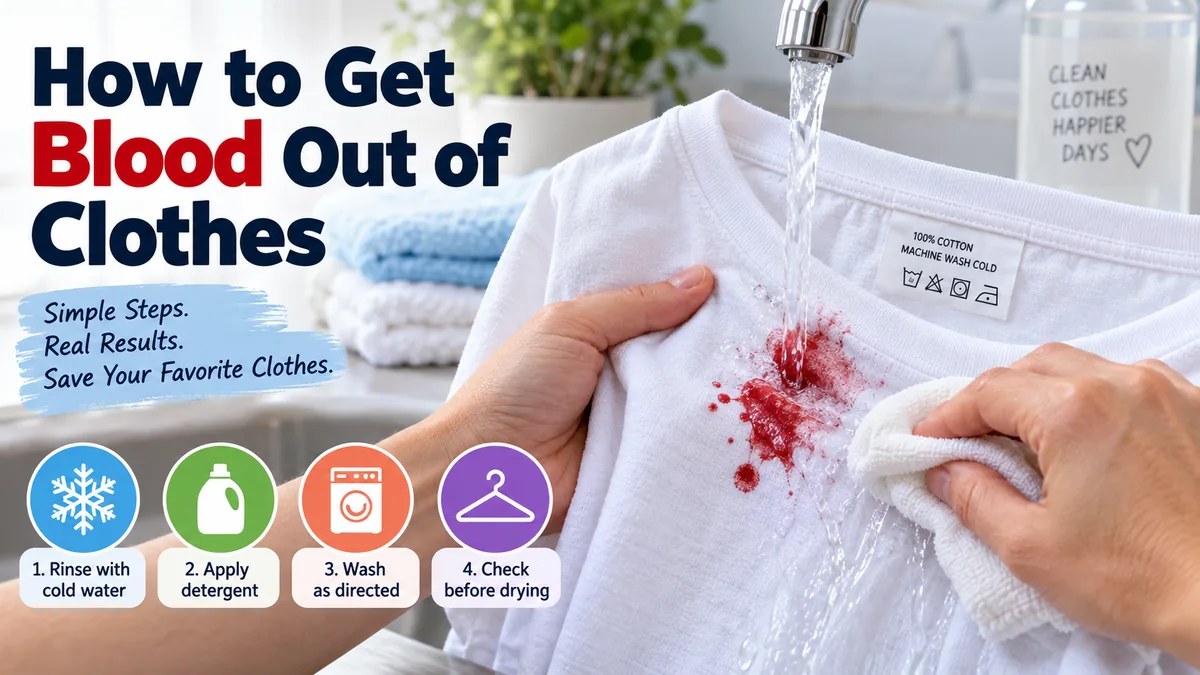 How to Get Blood Out of Clothes: Easy Stain Removal