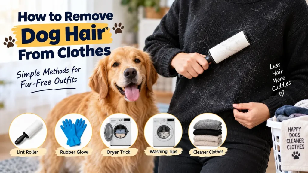 How to Remove Dog Hair From Clothes: Easy Methods