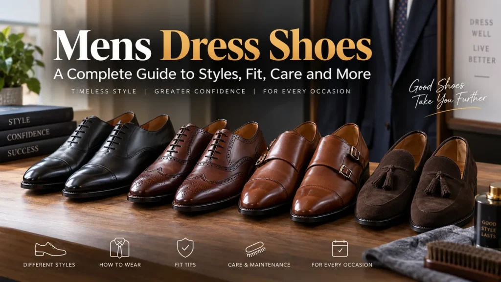 mens dress shoes: Types, Fit, Style & Care Guide