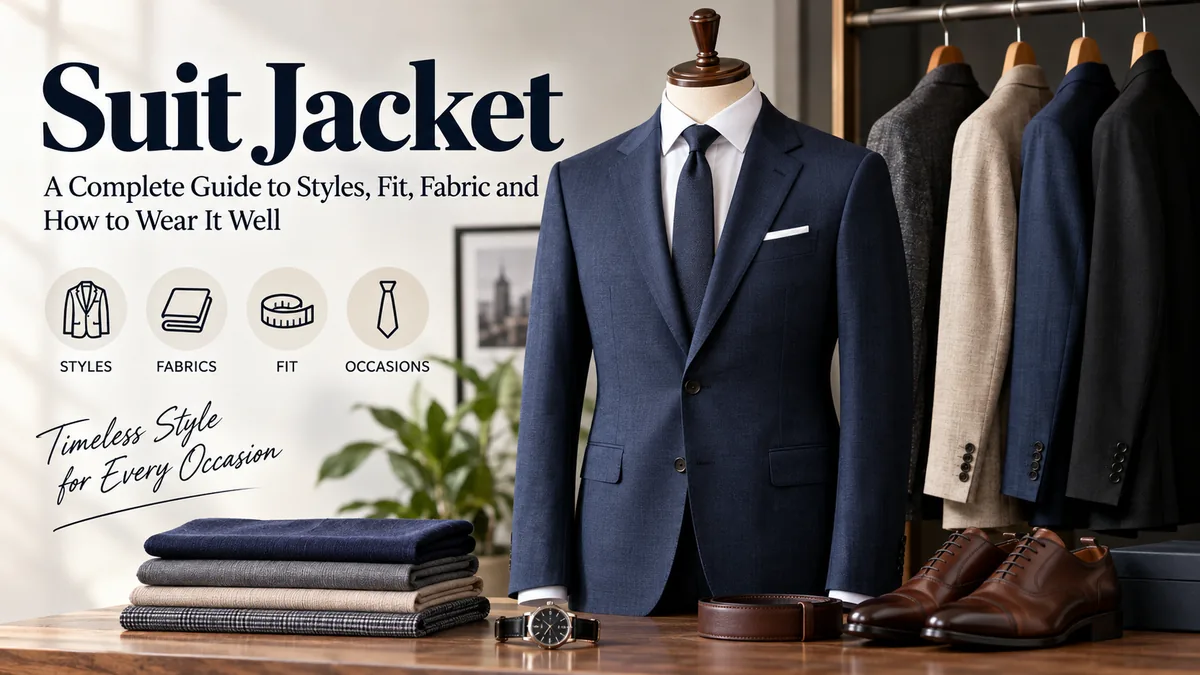 Suit Jacket Guide: Fit, Styles, Fabrics & How to Wear