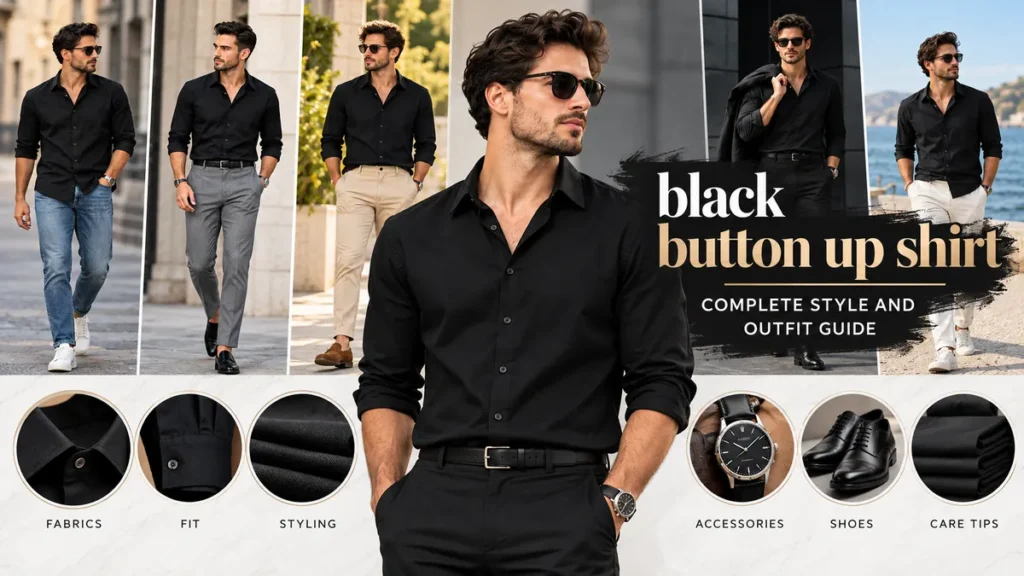 black button up shirt: Style, Fit & Outfit Guide