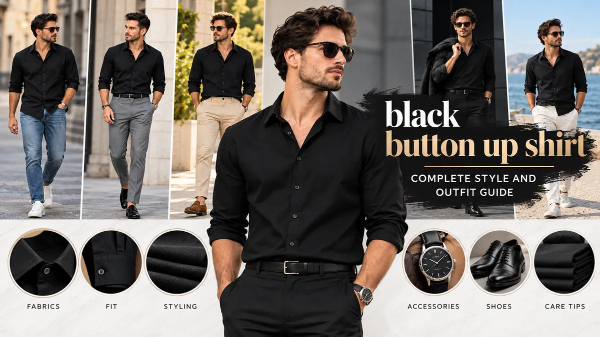 black button up shirt: Style, Fit & Outfit Guide