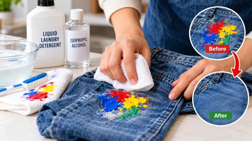 How to Get Acrylic Paint Out of Clothes: Easy Steps