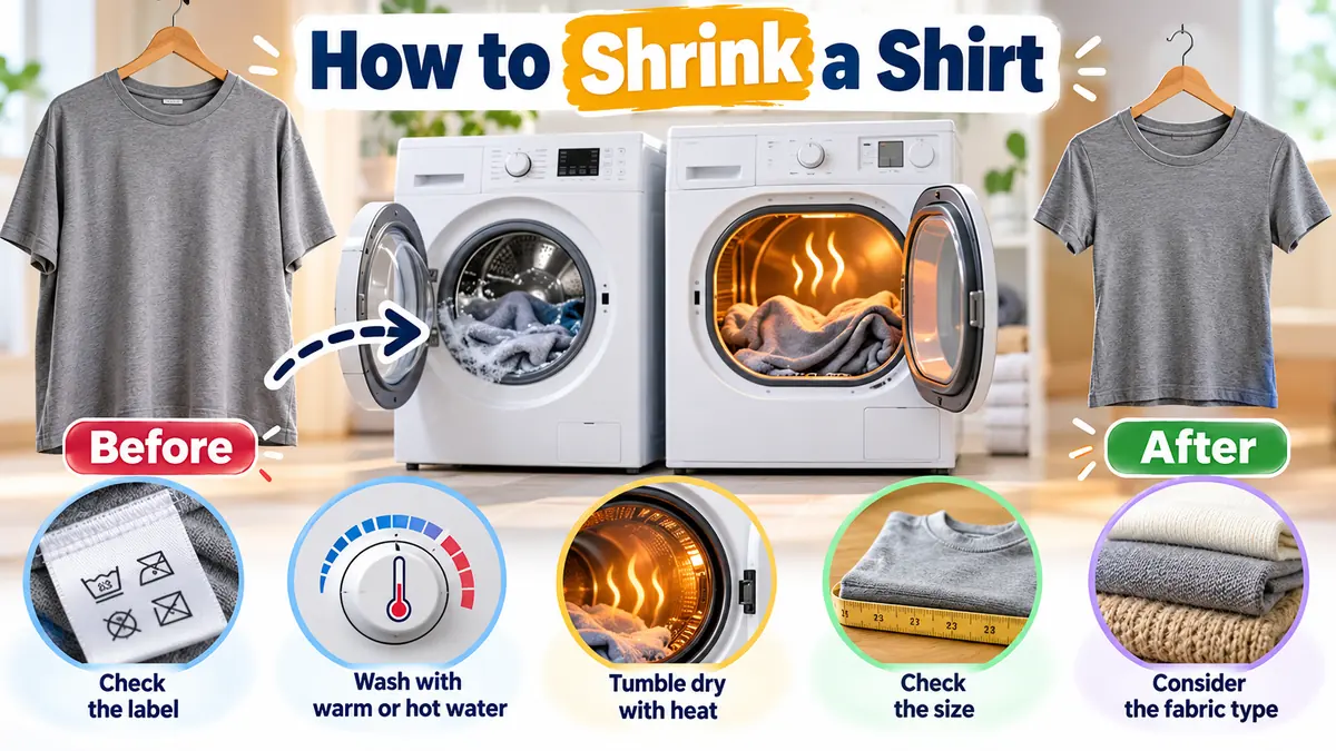 How to Shrink a Shirt Safely for a Better Fit