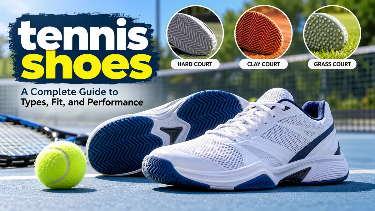 tennis shoes: Types, Fit, Features & Court Guide