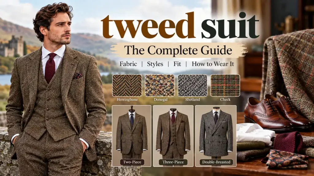 tweed suit: Styles, Fabrics, Fit & How to Wear One