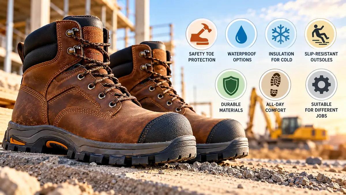 work boots: Types, Safety Ratings & Fit Guide
